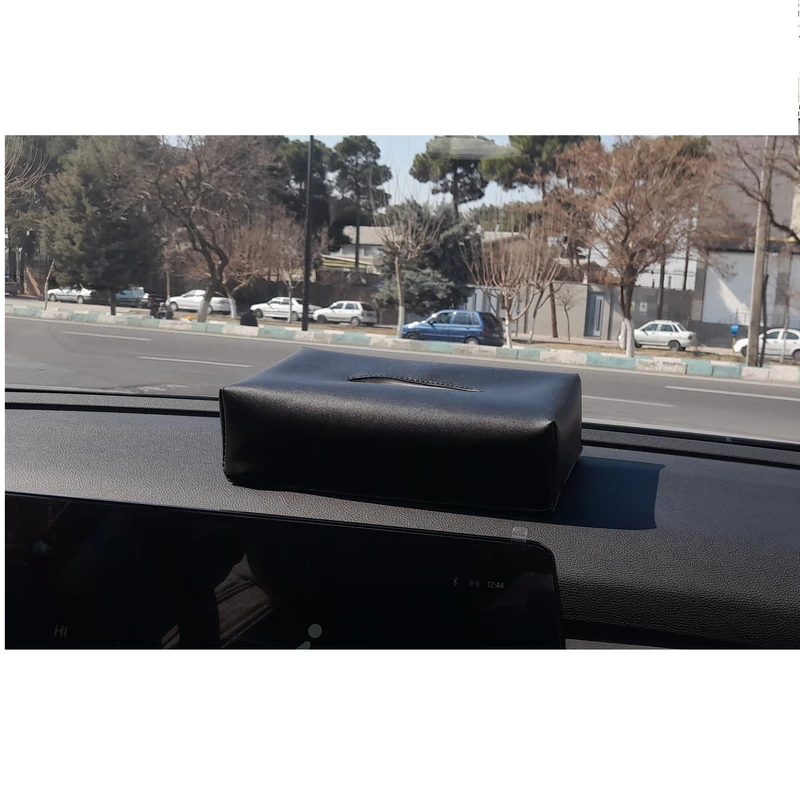 کاور جعبه دستمال کاغذی خودرو مدل سیمپل کالر