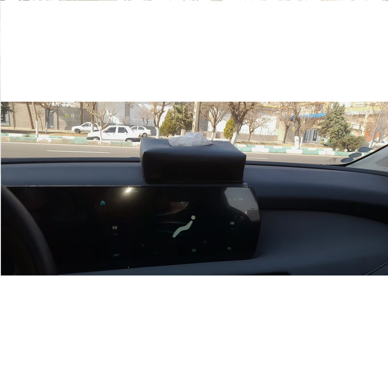 کاور جعبه دستمال کاغذی خودرو مدل سیمپل کالر